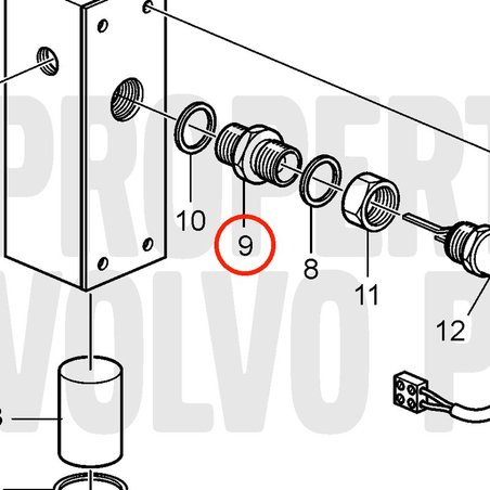 Bocal original Volvo Penta VOP843688 | MD2010