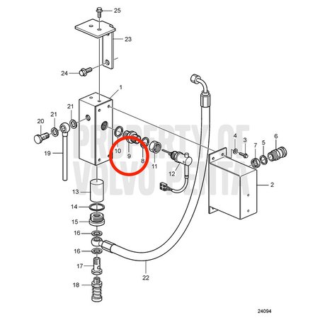 Bocal original Volvo Penta VOP843688 | MD2010