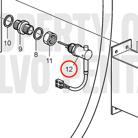 Detector Caudal Original Volvo Penta VOP843757 | MD2010
