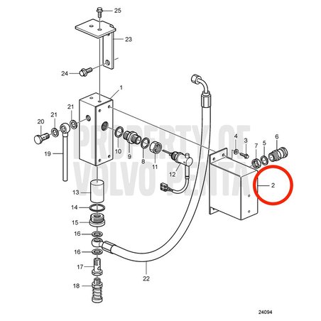 Protezione originale Volvo Penta VOP849439 | MD2010
