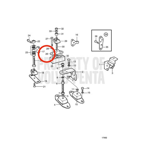 Console Volvo Penta d'origine VOP850338 | MD2030