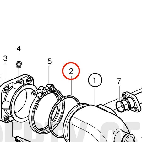 Original Volvo Penta Dichtung VOP859052 | MD2010