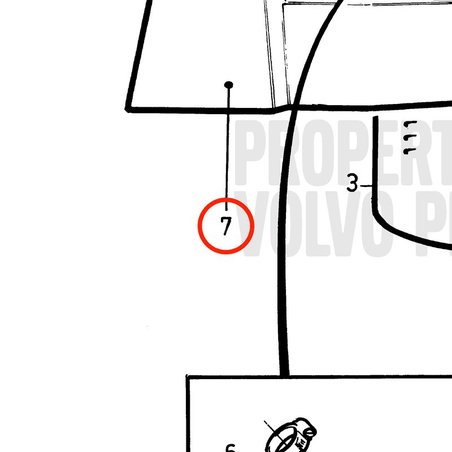 Supporto motore originale Volvo Penta VOP861378 | MD2030
