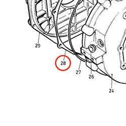 Piastra isolante originale Volvo Penta VOP861636 | MD2030-D