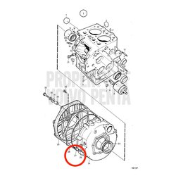 Anello guida originale Volvo Penta VOP861647 | MD2030-D