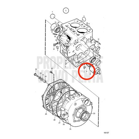 Original Volvo Penta Buchse VOP861808 | MD2030-D