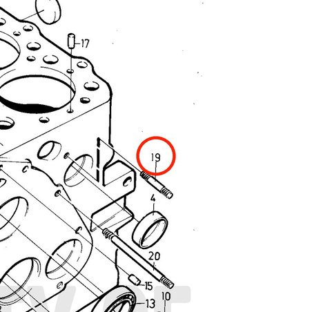 Espárrago Original Volvo Penta VOP861820 | MD2010