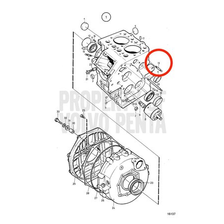 Espárrago Original Volvo Penta VOP861820 | MD2010