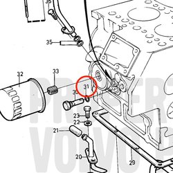Anillo Tórico Original Volvo Penta VOP861830 | MD2030