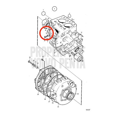 Unión Original Volvo Penta VOP861831 | MD2010