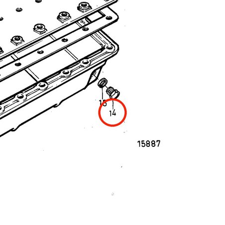 Tornillo Original Volvo Penta VOP861834 | MD2030