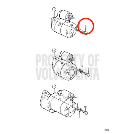 Original Volvo Penta Schraube VOP861846 | MD2010