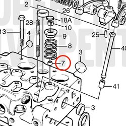 Retén Vástago Válvula Original Volvo Penta VOP861860 | MD2010