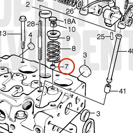 Retén Vástago Válvula Original Volvo Penta VOP861860 | MD2010