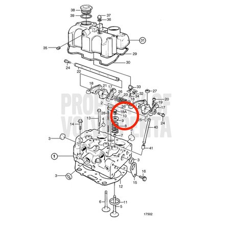 Originale Volvo Penta Creak VOP861863 | MD2010B
