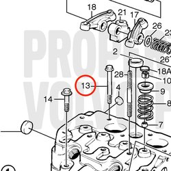 Parafuso original Volvo Penta VOP861866 | MD2010B