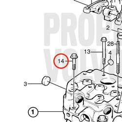 Parafuso Volvo Penta original VOP861867 | MD2010B