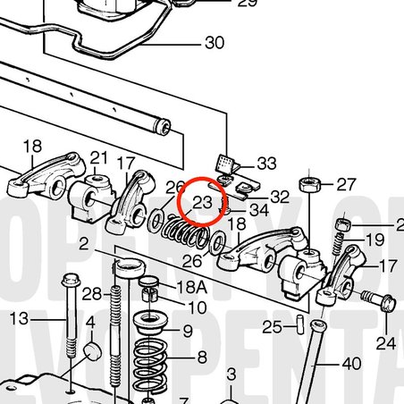 Molla originale Volvo Penta VOP861881 | MD2010B