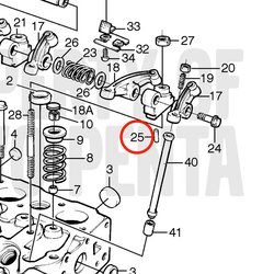 Perno di tensionamento originale Volvo Penta VOP861882 | MD2030