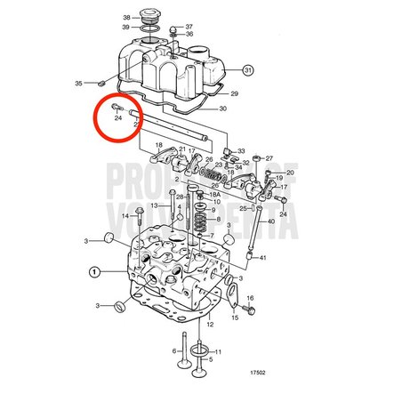 Spina originale Volvo Penta VOP861886 | MD2030