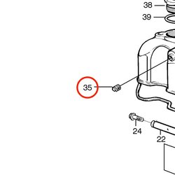 Spina originale Volvo Penta VOP861893 | MD2030