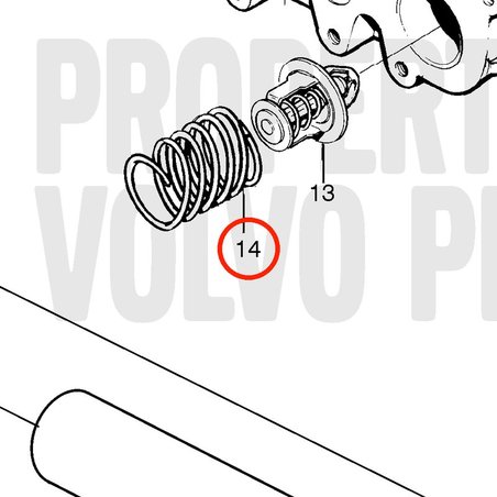 Original Volvo Penta Feder VOP861910 | MD2010
