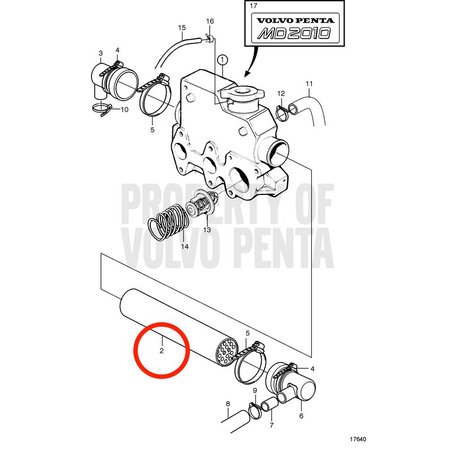 Elemento Original Volvo Penta VOP861919 | MD2010