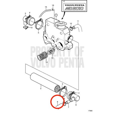 Manguera Original Volvo Penta VOP861926 | MD2010