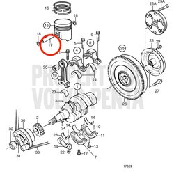 Bullone originale Volvo Penta VOP861960 | MD2010