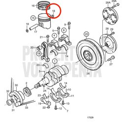 Original Volvo Penta Sicherheitsring VOP861961 | MD2010