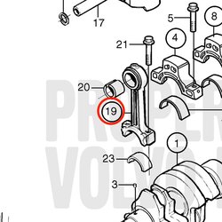 Biella originale Volvo Penta VOP861962 | MD2010