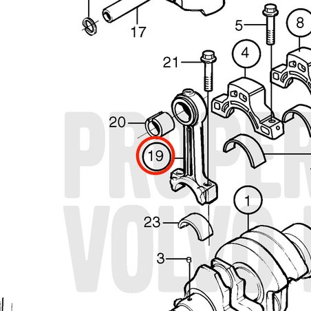 Biella originale Volvo Penta VOP861962 | MD2010