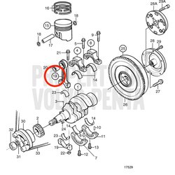 Biella originale Volvo Penta VOP861962 | MD2010