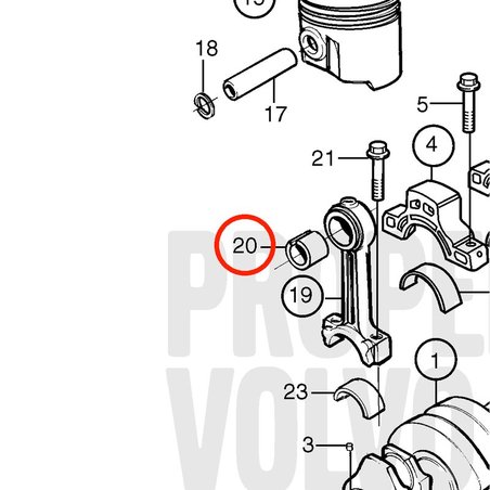 Boccola originale Volvo Penta VOP861963 | MD2010