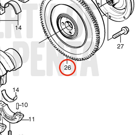 Original Volvo Penta Kettenrad VOP861973 | MD2010