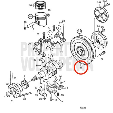 Original Volvo Penta Kettenrad VOP861973 | MD2010