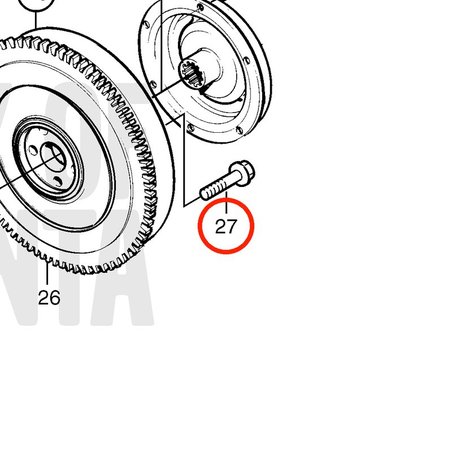 Vite originale Volvo Penta VOP861974 | MD2010