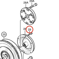 Vite originale Volvo Penta VOP861975 | MD2030