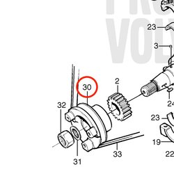 Puleggia originale Volvo Penta VOP861976 | MD2010