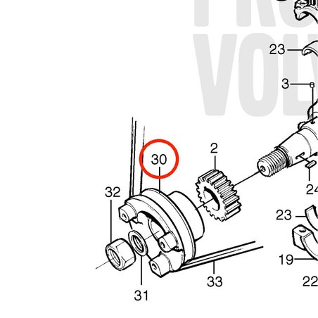 Polea Original Volvo Penta VOP861976 | MD2010