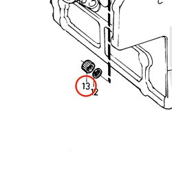 Dado originale Volvo Penta VOP861996 | MD2030