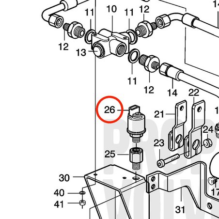Capteur Volvo Penta d'origine VOP866839 | MD2010