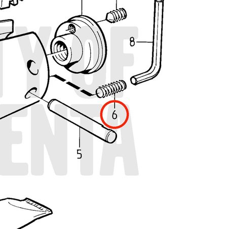 Vite di arresto originale Volvo Penta VOP872397 | MD2030