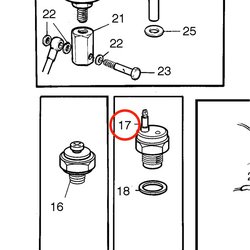 Detector de temperatura original Volvo Penta VOP873598 | MD2030-D