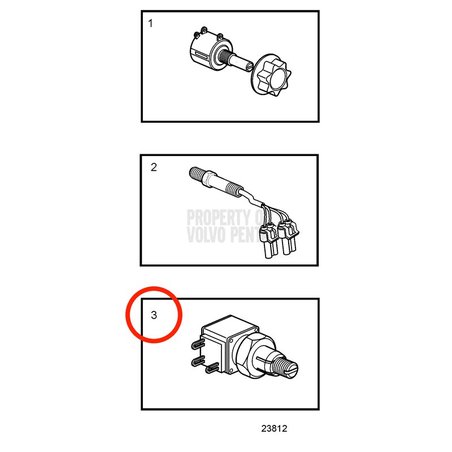Potenciómetro Original Volvo Penta VOP874247 | MD2010