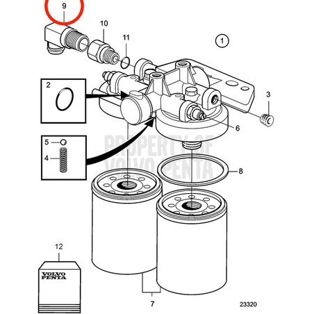 Original Volvo Penta Sensor VOP874506 | MD2010