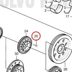 Vite esagonale originale Volvo Penta VOP888712 | MD2010