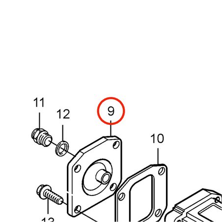 Original Volvo Penta Abdeckung VOP888780 | MD2010