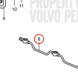 Tubo Salida de Aceite Original Volvo Penta VOP888875 | MD2010