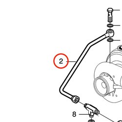 Original Volvo Penta Lüftungskanal VOP888895 | MD2010